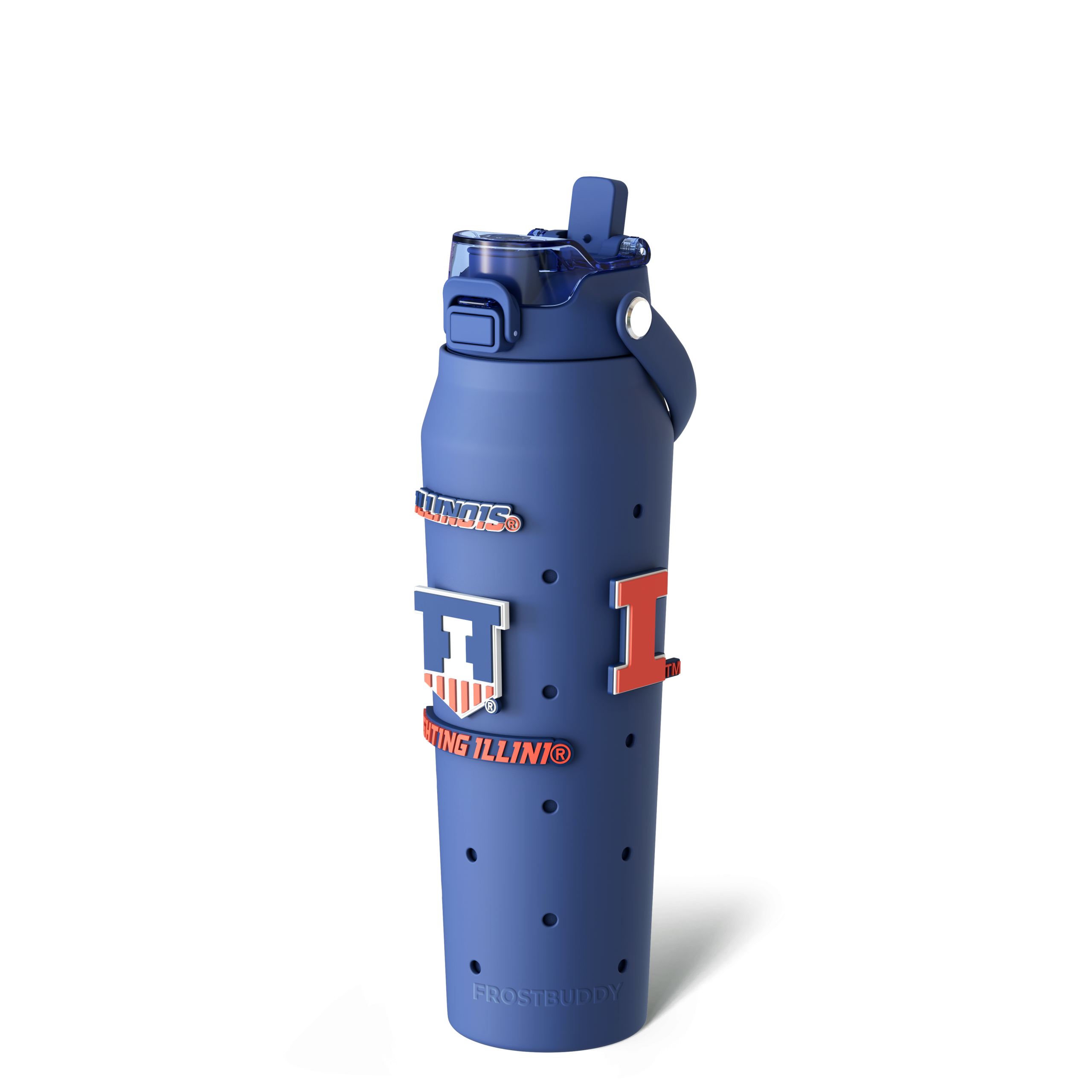 Bottle Buddy 32oz | Illinois Fighting Illini | Skin + Budz Bundle