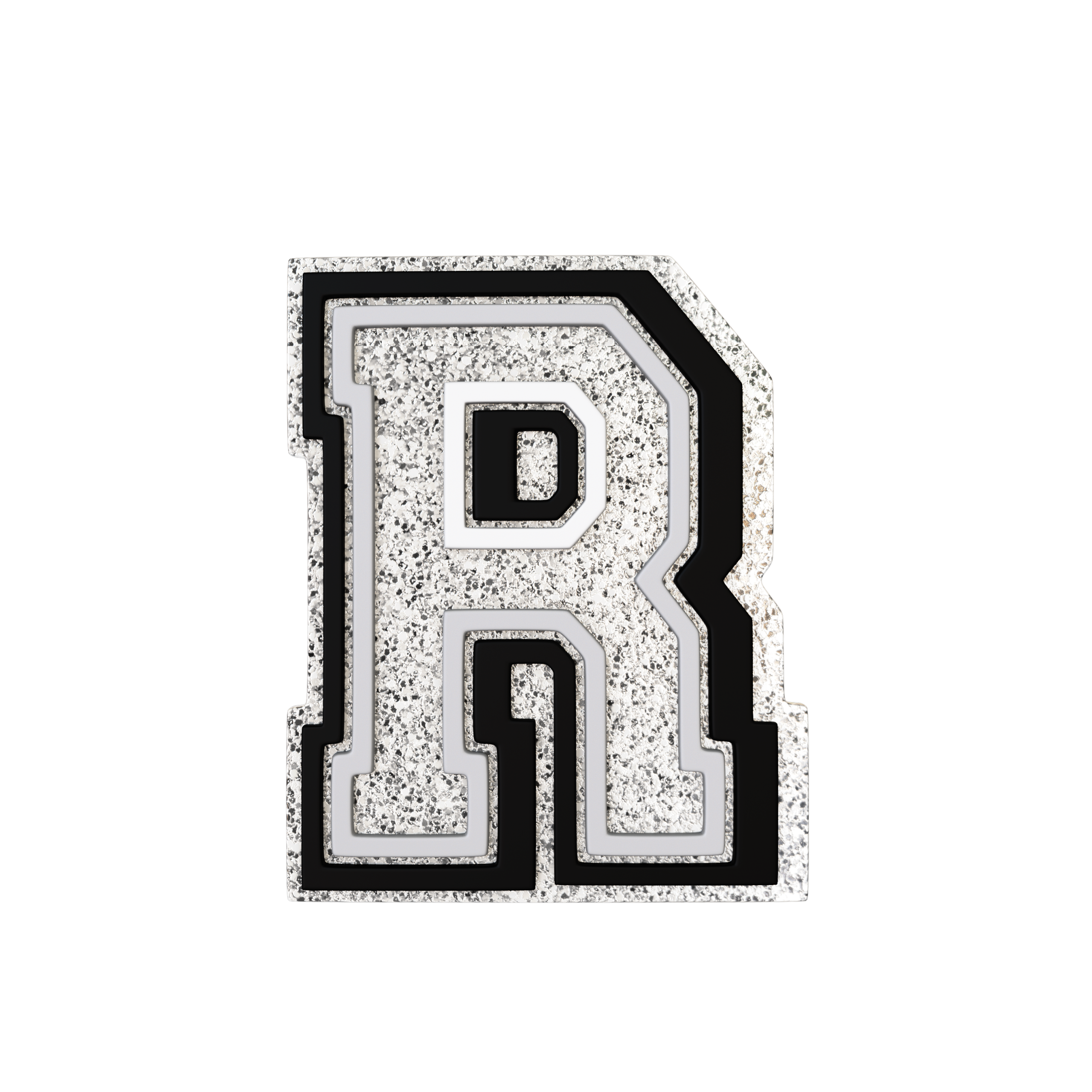 Budz | Silver Letter R