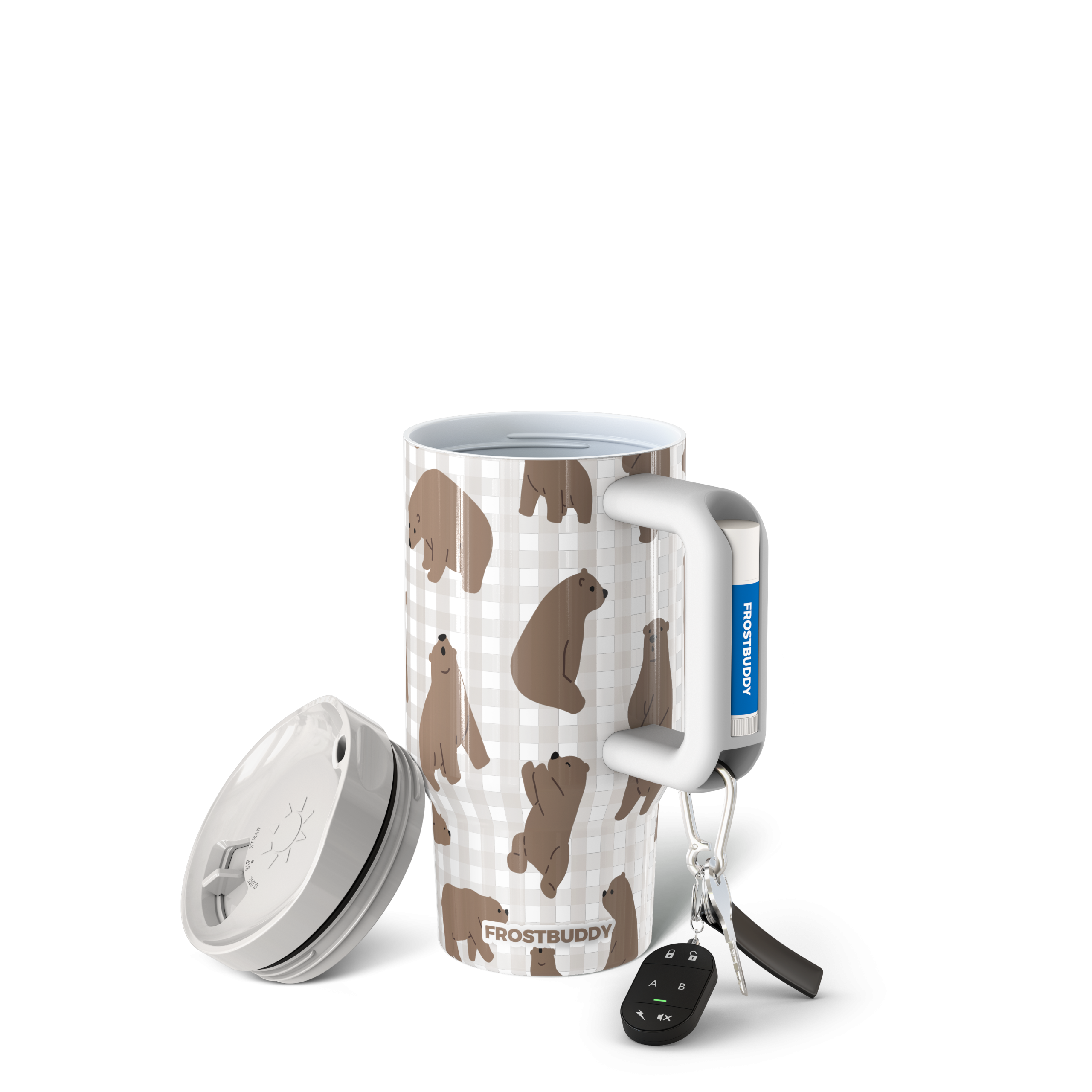 Mug Buddy 16oz | Gingham Bear - Image 2