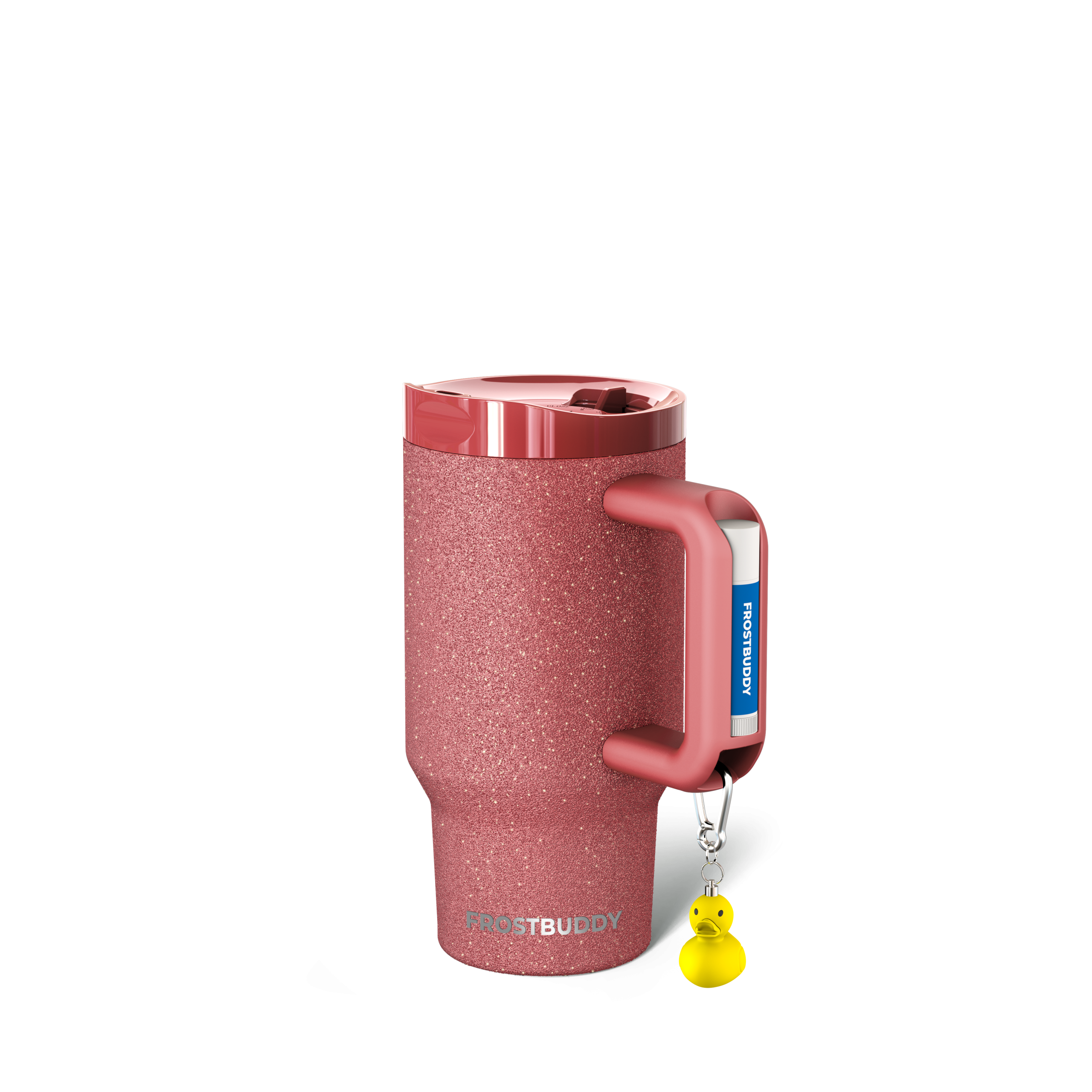 Thicc Buddy 16oz | Burgundy Glitz