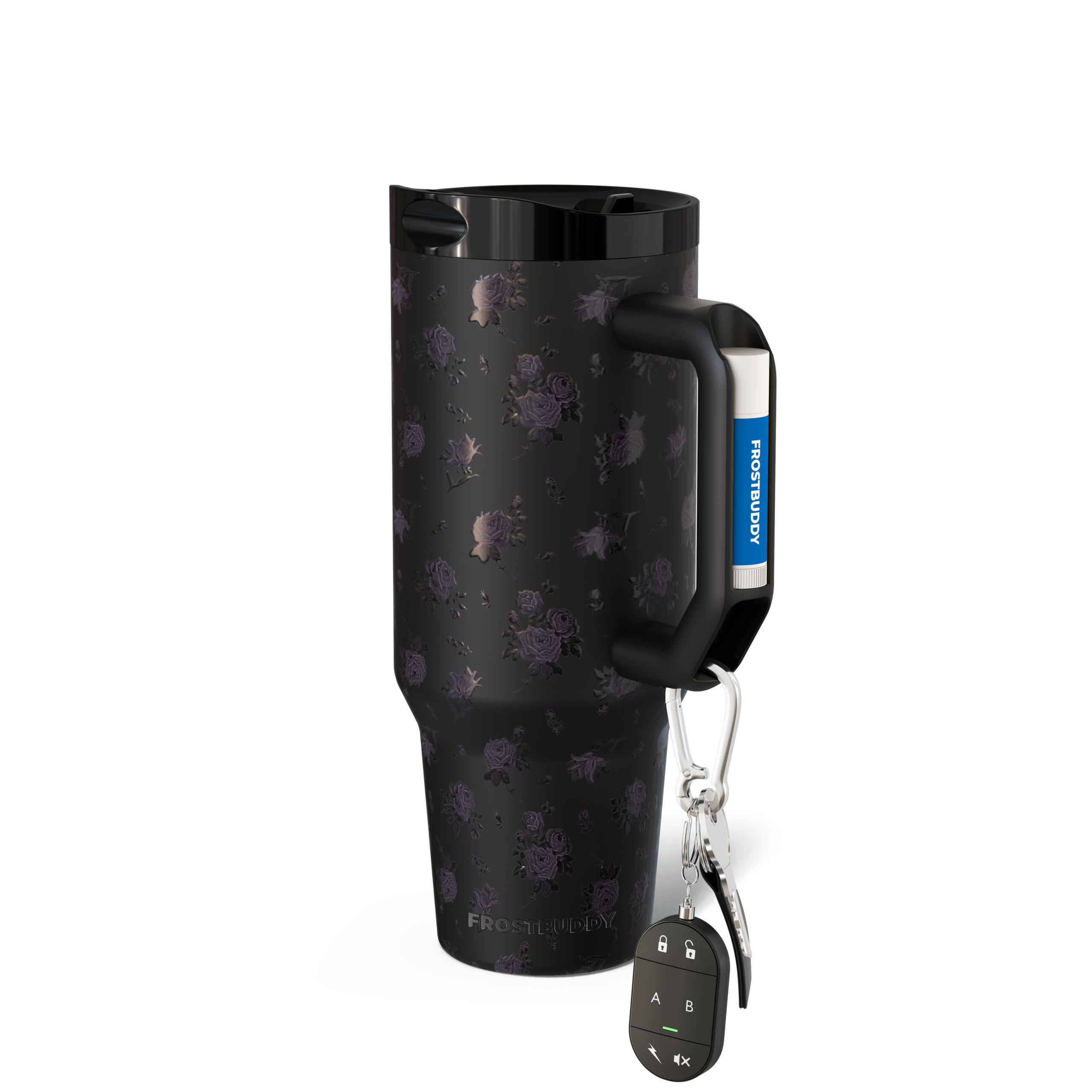 Thicc Buddy 40oz | Black Floral